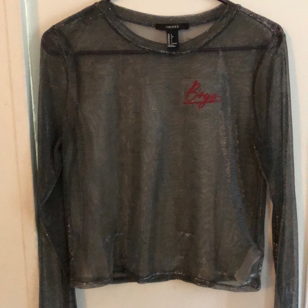 Mesh long sleeve